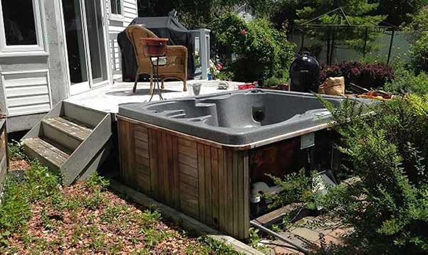 old-hot-tub-removal